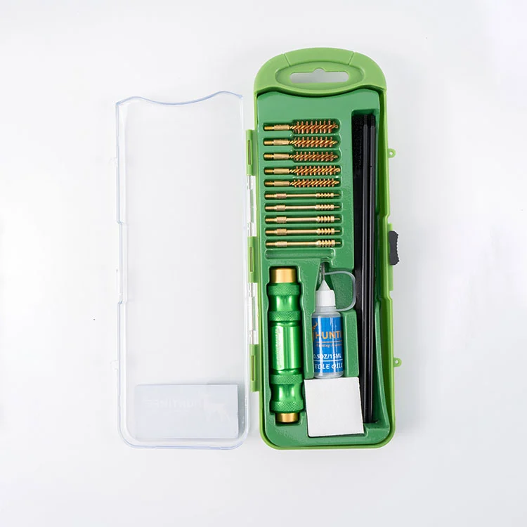 Kit de limpeza de rifle de material de liga de alumínio